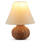 Woven Rattan Table Lamp