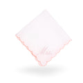 Pink Scallop Handkerchief