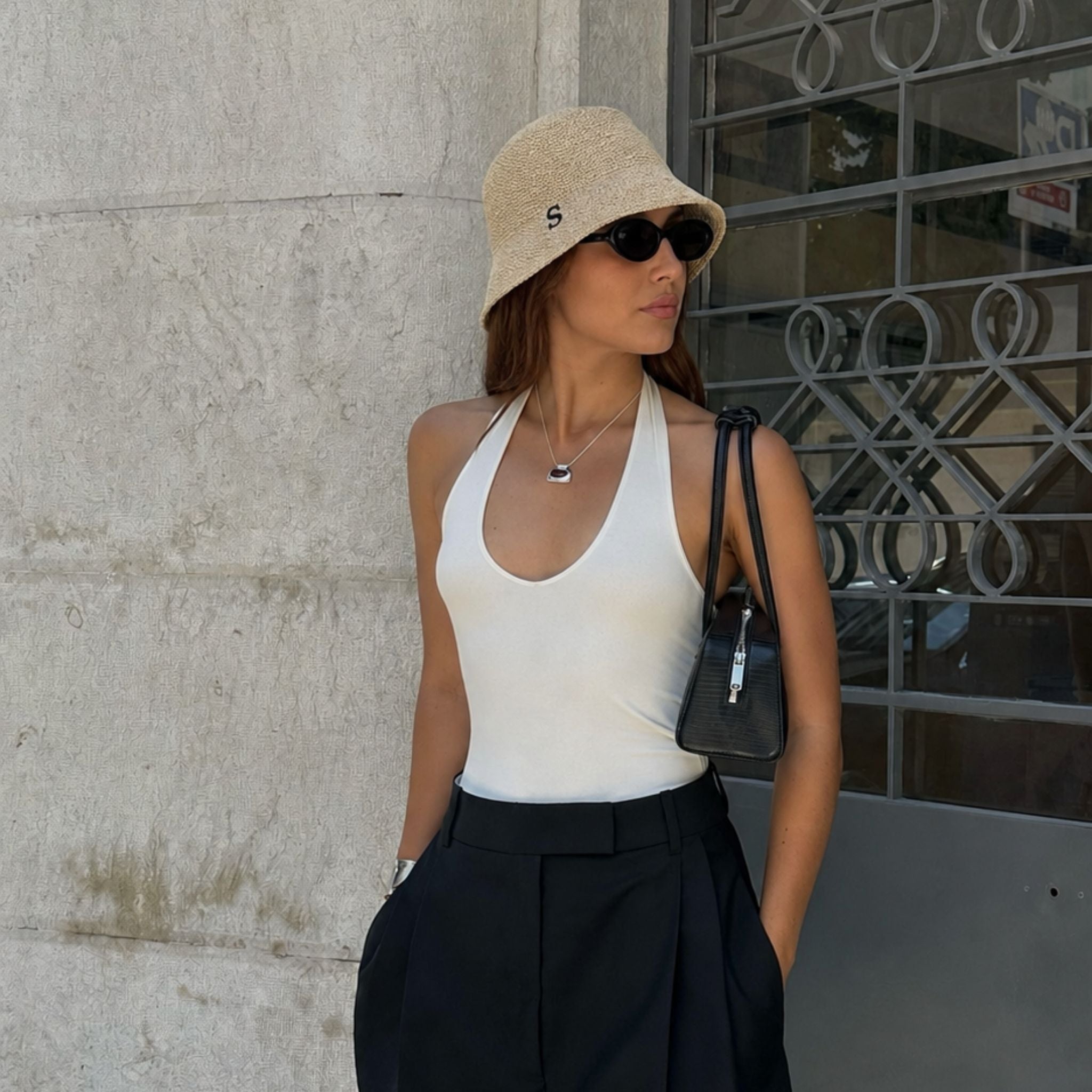 Woven Bucket Hat
