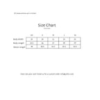 Button down shirt size chart with measurements in inches for XS to XL, including body and sleeve lengths.