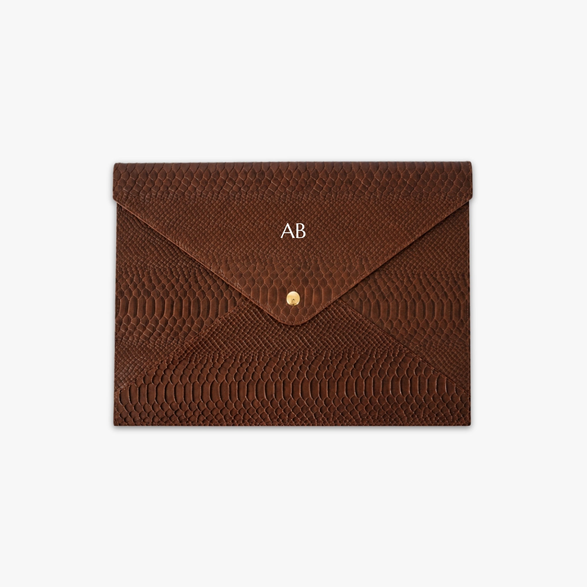 Python Laptop Sleeve in Cocoa