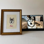 Custom Embroidered Pet Portrait Large