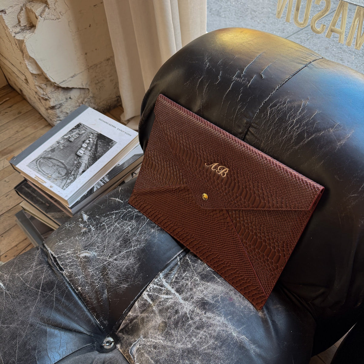 Python Laptop Sleeve in Cocoa
