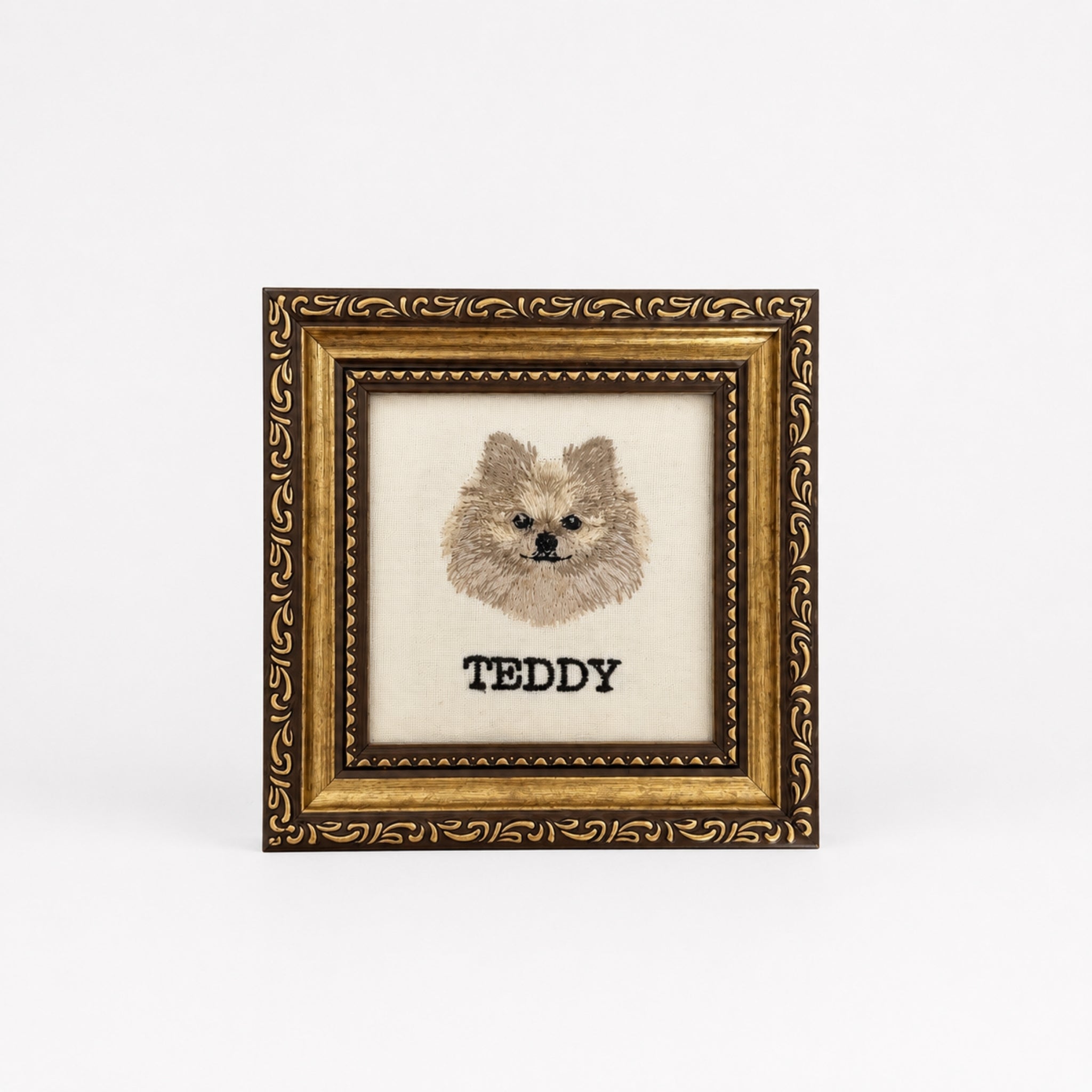 Custom Embroidered Pet Portrait Mini