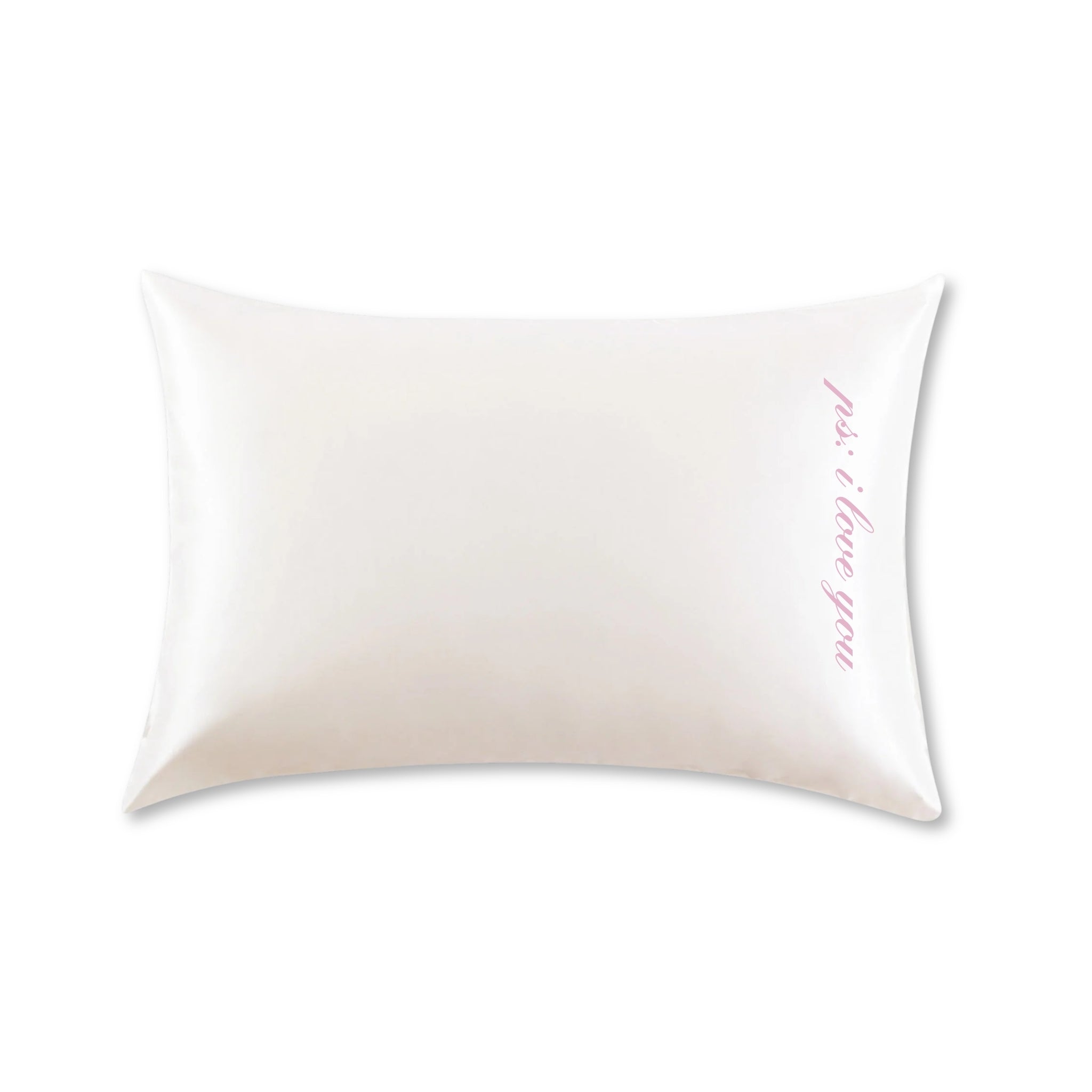 White pillow with 'only the best' text on a white background